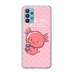 CaseCompany Love You A Lotl: Samsung Galaxy A32 4G Transparant Hoesje