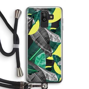 CaseCompany Fantasie jungle: Samsung Galaxy J8 (2018) Transparant Hoesje met koord