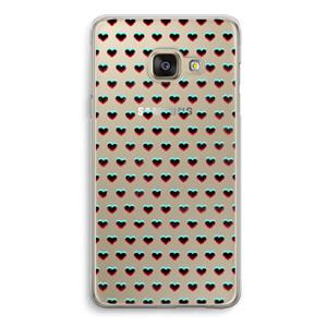CaseCompany Hartjes: Samsung A3 (2017) Transparant Hoesje