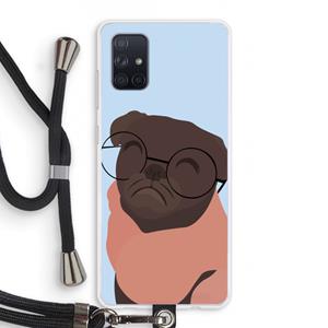 CaseCompany Ludo: Samsung Galaxy A71 Transparant Hoesje met koord