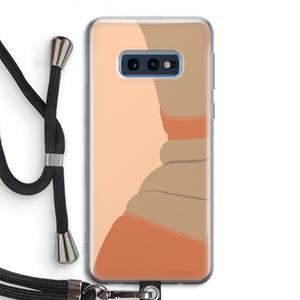 CaseCompany Bikini: Samsung Galaxy S10e Transparant Hoesje met koord