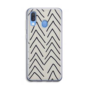 CaseCompany Marrakech Arrows: Samsung Galaxy A40 Transparant Hoesje