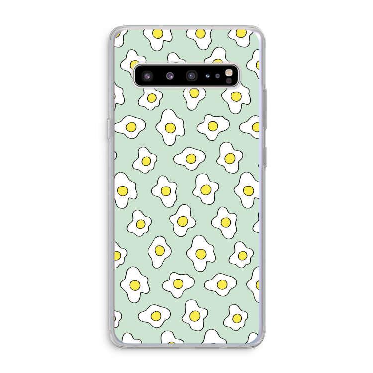 CaseCompany Spiegeleitjes: Samsung Galaxy S10 5G Transparant Hoesje