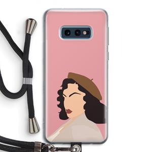CaseCompany Confidence: Samsung Galaxy S10e Transparant Hoesje met koord