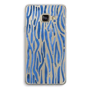 CaseCompany Blauwe nerven: Samsung A3 (2017) Transparant Hoesje