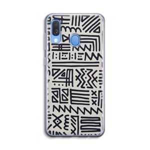 CaseCompany Marrakech print: Samsung Galaxy A40 Transparant Hoesje
