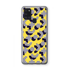 CaseCompany 8-bit N°3: Samsung Galaxy A21s Transparant Hoesje