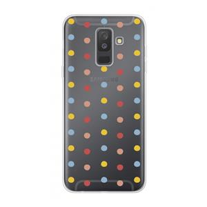 CaseCompany Bollen: Samsung Galaxy A6 Plus (2018) Transparant Hoesje