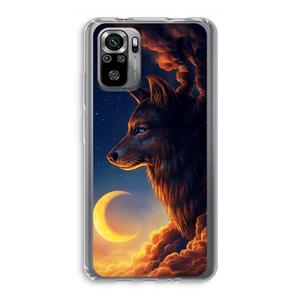 CaseCompany Night Guardian: Xiaomi Redmi Note 10S Transparant Hoesje