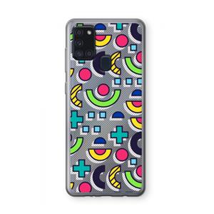 CaseCompany 8-bit N°6: Samsung Galaxy A21s Transparant Hoesje