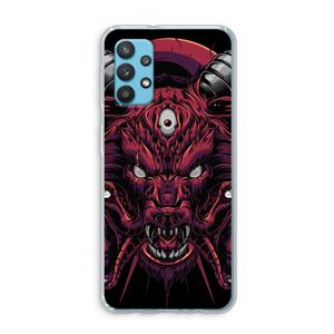 CaseCompany Hell Hound and Serpents: Samsung Galaxy A32 4G Transparant Hoesje