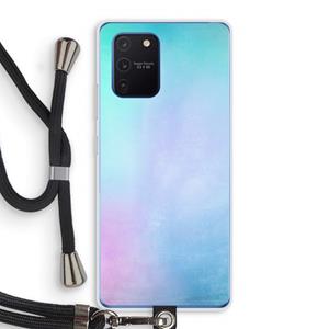 CaseCompany mist pastel: Samsung Galaxy Note 10 Lite Transparant Hoesje met koord