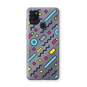 CaseCompany 8-bit N°8: Samsung Galaxy A21s Transparant Hoesje