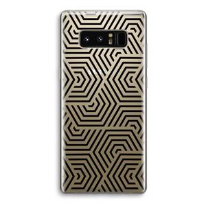 CaseCompany Magic pattern: Samsung Galaxy Note 8 Transparant Hoesje