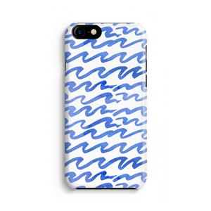 CaseCompany Blauwe golven: Volledig geprint iPhone SE 2020 Hoesje