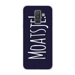 CaseCompany Moatsje!: Samsung Galaxy A6 Plus (2018) Transparant Hoesje