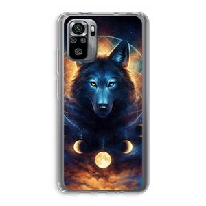 CaseCompany Wolf Dreamcatcher: Xiaomi Redmi Note 10S Transparant Hoesje