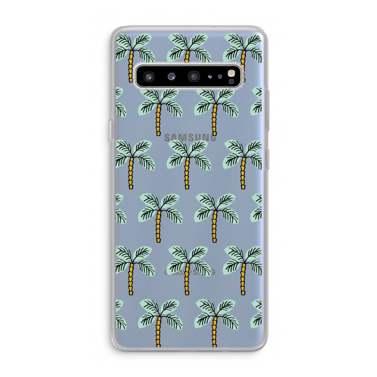 CaseCompany Paradise: Samsung Galaxy S10 5G Transparant Hoesje