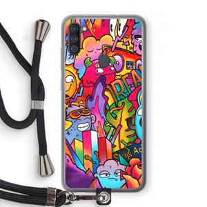 CaseCompany Dreams: Samsung Galaxy A11 Transparant Hoesje met koord