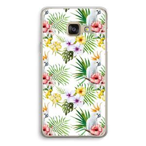 CaseCompany Gele kuif: Samsung A3 (2017) Transparant Hoesje