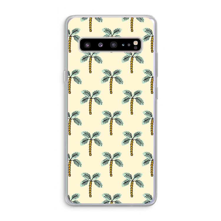 CaseCompany Paradise: Samsung Galaxy S10 5G Transparant Hoesje