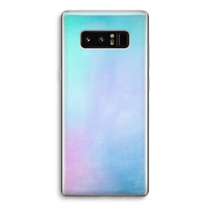 CaseCompany mist pastel: Samsung Galaxy Note 8 Transparant Hoesje