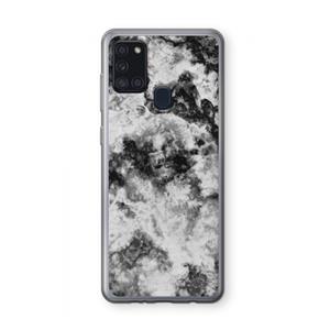 CaseCompany Onweer: Samsung Galaxy A21s Transparant Hoesje