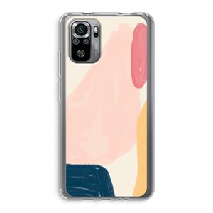 CaseCompany Saturday Flow: Xiaomi Redmi Note 10S Transparant Hoesje