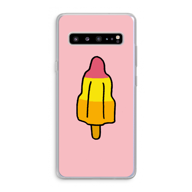 CaseCompany Raketijsje: Samsung Galaxy S10 5G Transparant Hoesje
