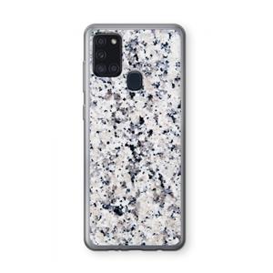 CaseCompany Gespikkelde marmer: Samsung Galaxy A21s Transparant Hoesje