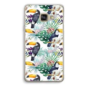 CaseCompany Tukans: Samsung A3 (2017) Transparant Hoesje