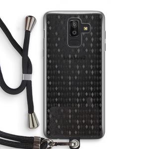 CaseCompany Crazy shapes: Samsung Galaxy J8 (2018) Transparant Hoesje met koord