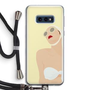 CaseCompany Summer: Samsung Galaxy S10e Transparant Hoesje met koord