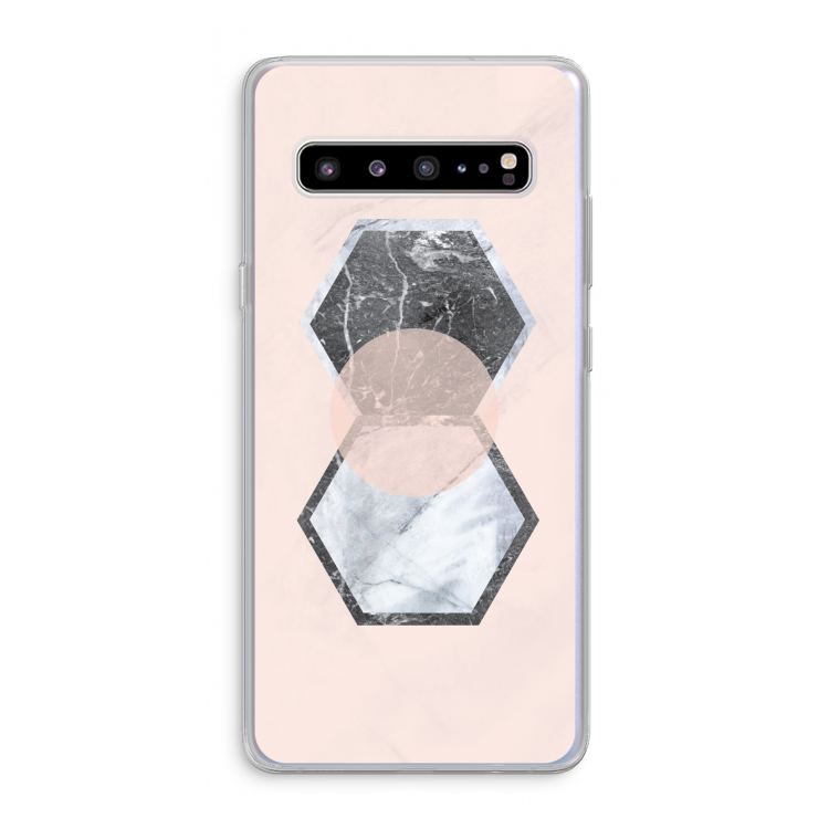 CaseCompany Creatieve toets: Samsung Galaxy S10 5G Transparant Hoesje