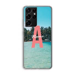 CaseCompany Pacific Dream: Samsung Galaxy S21 Ultra Transparant Hoesje