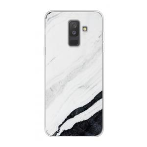 CaseCompany Elegante marmer: Samsung Galaxy A6 Plus (2018) Transparant Hoesje