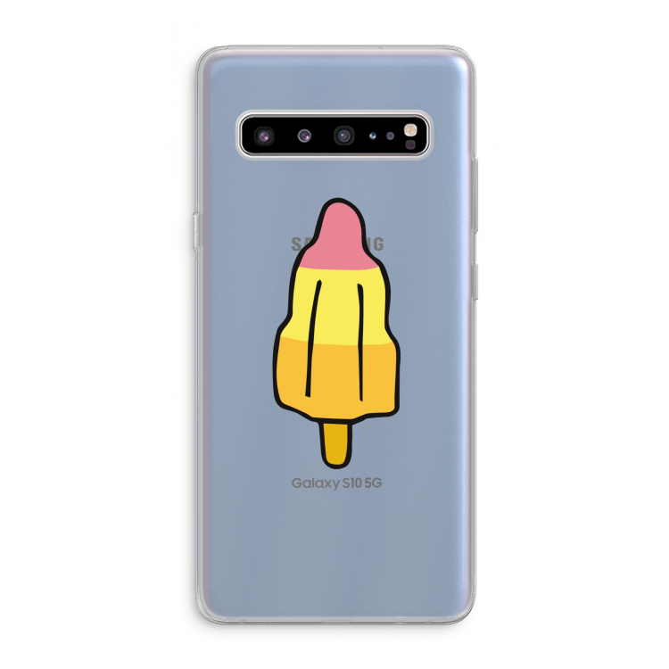 CaseCompany Raketijsje: Samsung Galaxy S10 5G Transparant Hoesje