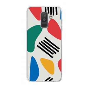 CaseCompany Illustratieve pop 1: Samsung Galaxy A6 Plus (2018) Transparant Hoesje