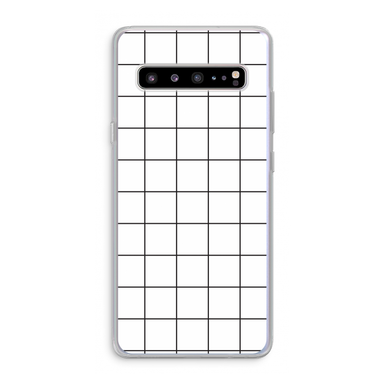 CaseCompany Rooster: Samsung Galaxy S10 5G Transparant Hoesje