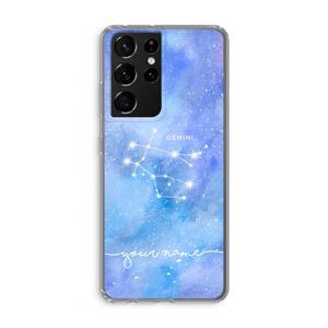 CaseCompany Sterrenbeeld - Licht: Samsung Galaxy S21 Ultra Transparant Hoesje