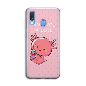 CaseCompany Love You A Lotl: Samsung Galaxy A40 Transparant Hoesje