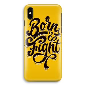 CaseCompany Born to Fight: iPhone Xs Volledig Geprint Hoesje