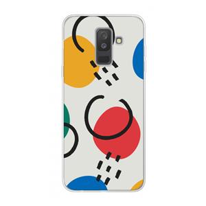 CaseCompany Illustratieve pop 3: Samsung Galaxy A6 Plus (2018) Transparant Hoesje