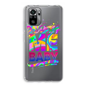 CaseCompany Touch Me: Xiaomi Redmi Note 10S Transparant Hoesje