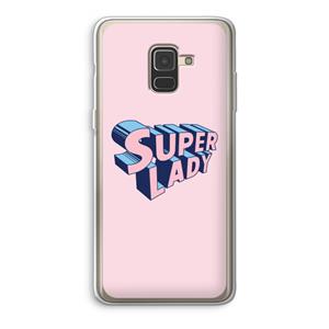 CaseCompany Superlady: Samsung Galaxy A8 (2018) Transparant Hoesje