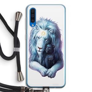 CaseCompany Child Of Light: Samsung Galaxy A50 Transparant Hoesje met koord