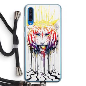CaseCompany Fading: Samsung Galaxy A50 Transparant Hoesje met koord