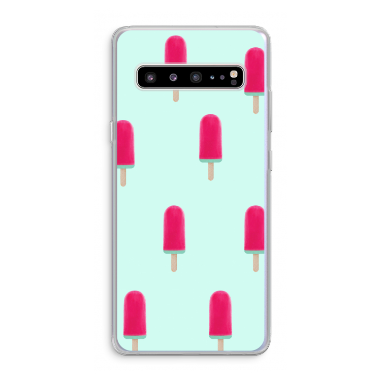CaseCompany Waterijsje: Samsung Galaxy S10 5G Transparant Hoesje