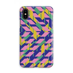 CaseCompany Skew Blush 1: iPhone X Volledig Geprint Hoesje