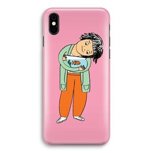 CaseCompany Visknuffel: iPhone Xs Volledig Geprint Hoesje